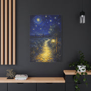 John 8:12 Lantern Path Scripture Wall Art & Canvas Print