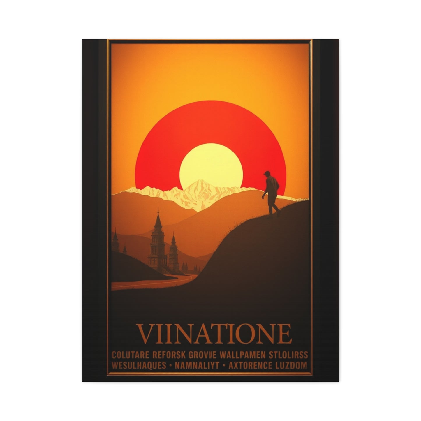 Vision Vintage Movie Posters Art Art Wall Art & Canvas Print