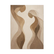 Abstract Earth Tone Lovers Flow Wall Art & Canvas Print