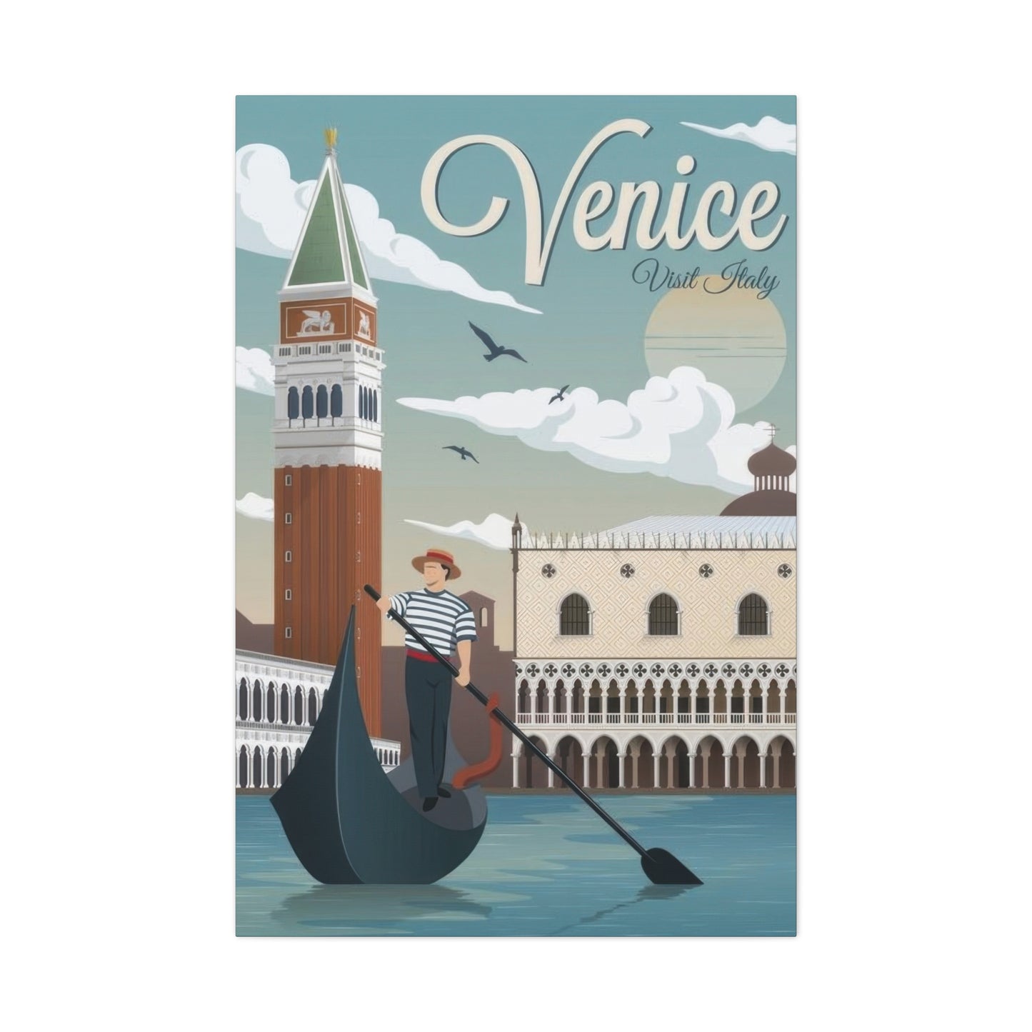 Visit Venice Travel Italy Wall Art & Canvas Prints