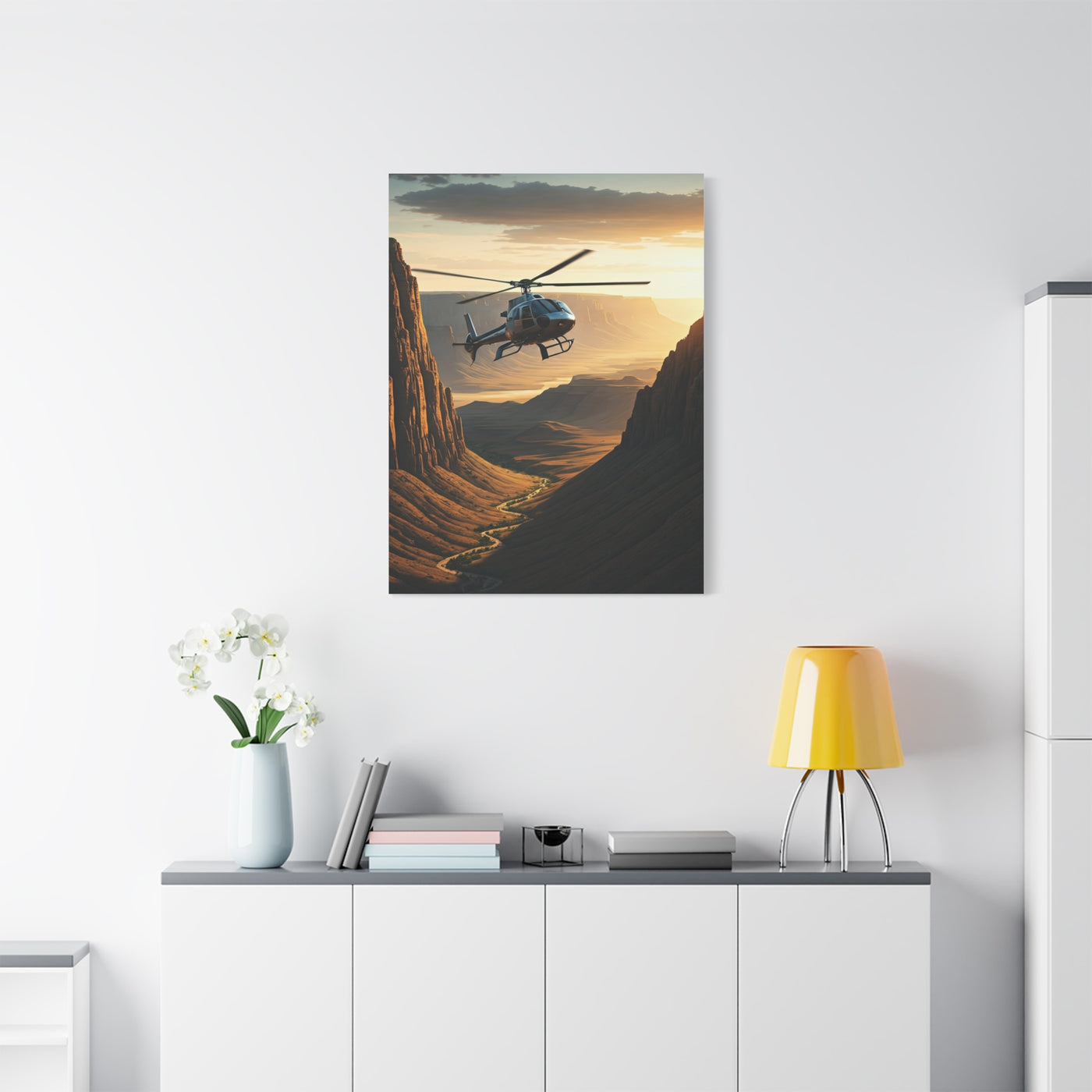Helicopter Canyon Expedition Wall Art & Canvas Prints