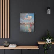 New York Skyline Pastel Dawn Serenity Wall Art & Canvas Print