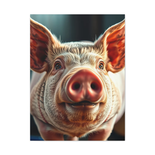 Pig Art Supreme Canvas Wall Art & Canvas Print