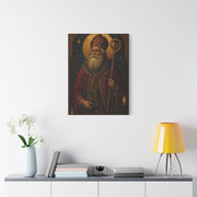 Saint Nicholas Icon Portrait Wall Art & Canvas Print