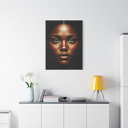 Golden Glow Goddess Portrait Wall Art & Canvas Prints