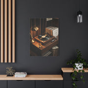 Jazz Vocalist Spotlight Performance Wall Art & Canvas Print