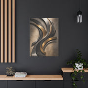Executive Metal Wave Composition Wall Art & Canvas Print