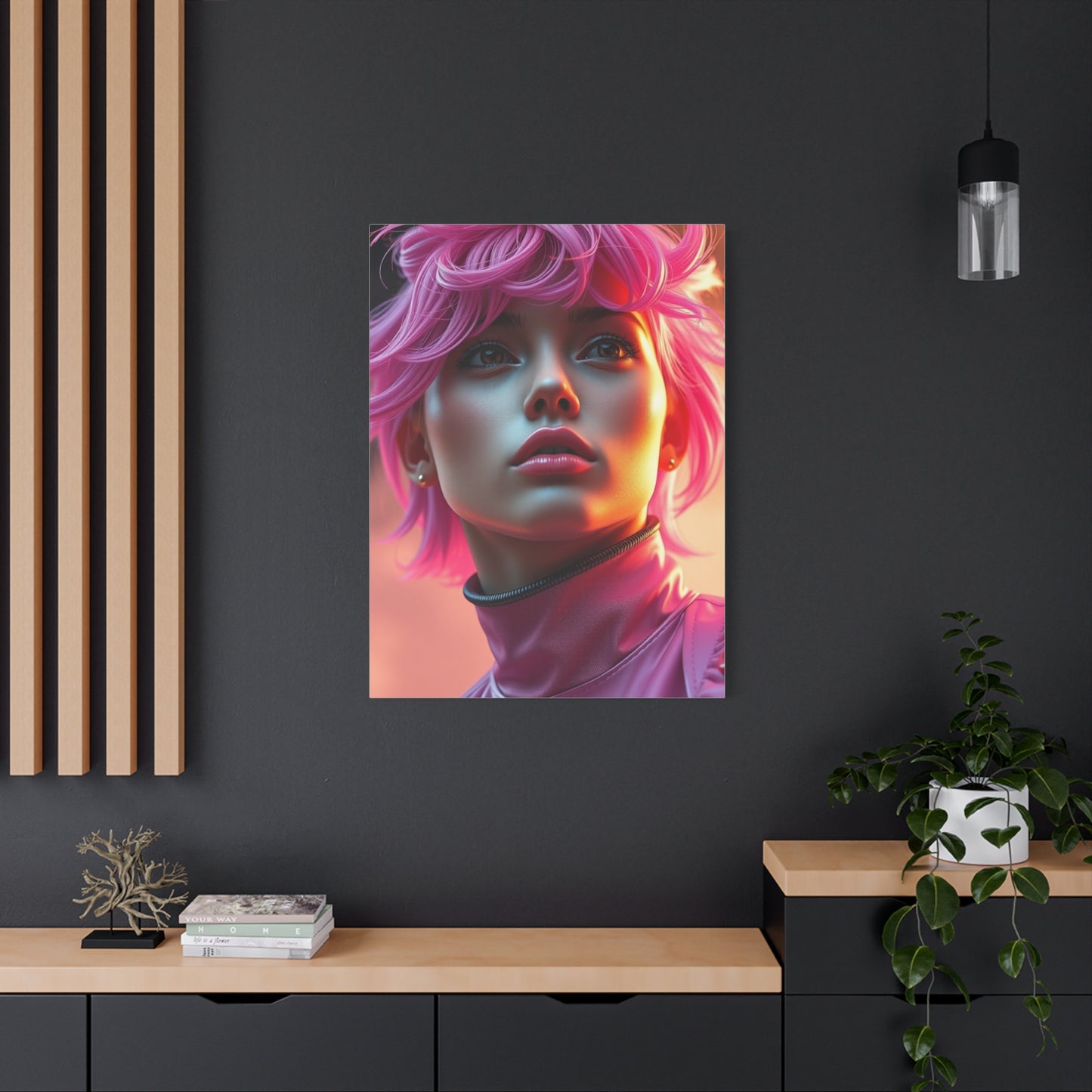 Supreme Art Gold & Pink Art Collection Wall Art & Canvas Print