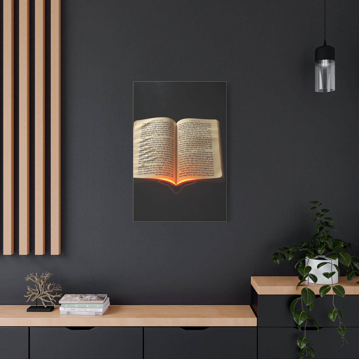 Ethereal Scripture Tableau Wall Art & Canvas Print