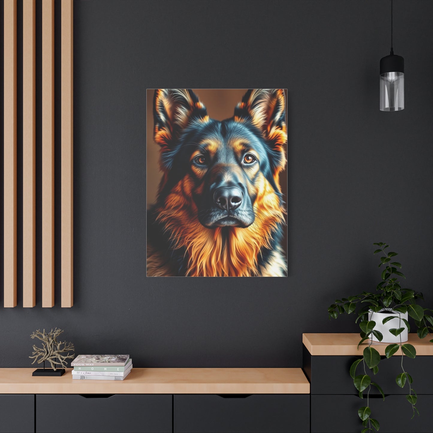 German Shepherd Art Luxury Canvas Wall Art & Canvas Print