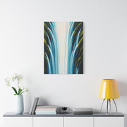 Vertical Cascade Flow Abstract Wall Art & Canvas Prints