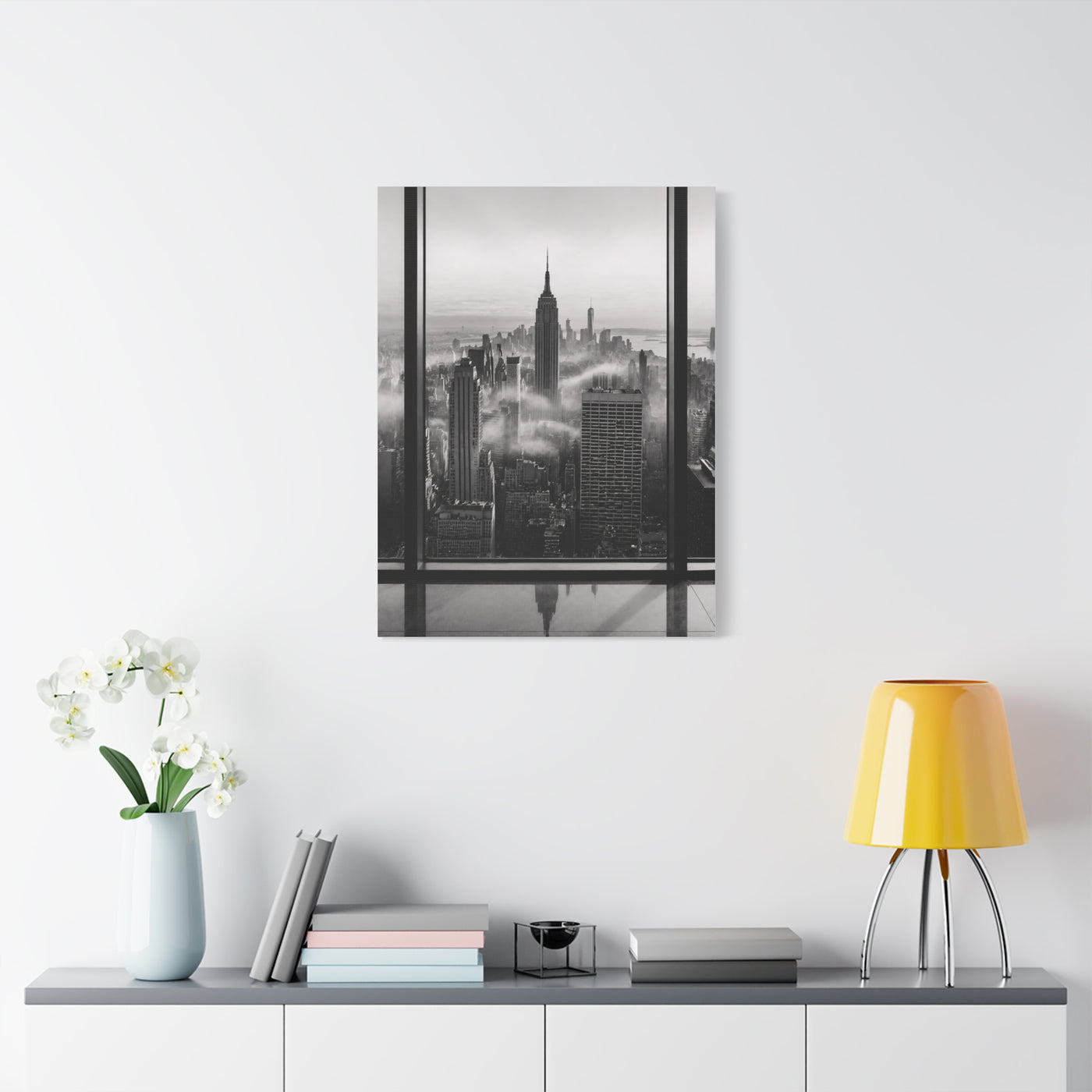 Empire State Window Perspective Wall Art & Canvas Print