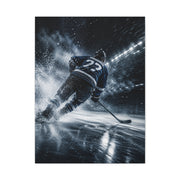 Ice Velocity Hockey Sports Wall Art & Canvas Print