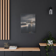 Monochrome Manhattan Waterfront Panorama Wall Art & Canvas Print