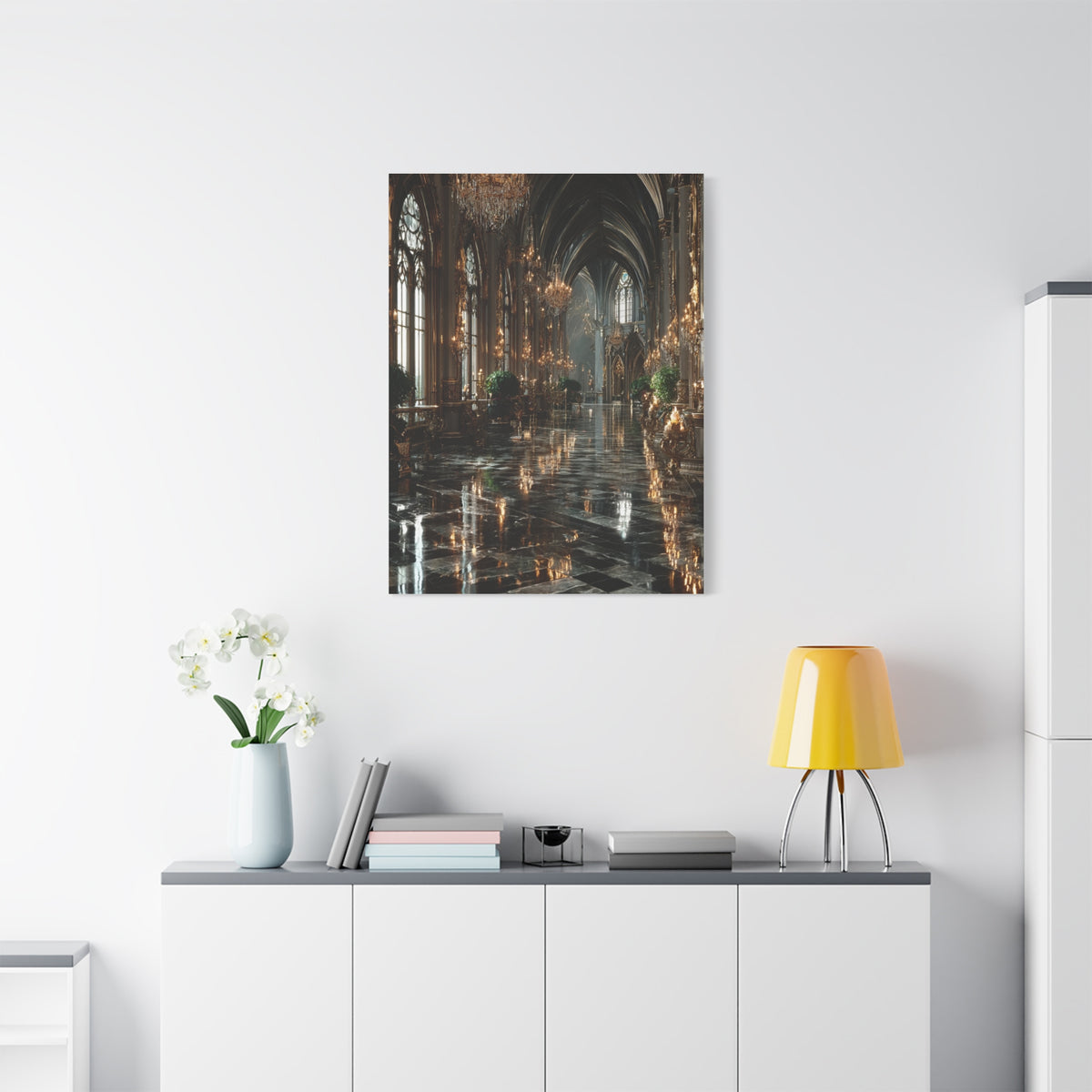 Grand Palace Corridor Luxury Wall Art & Canvas Print