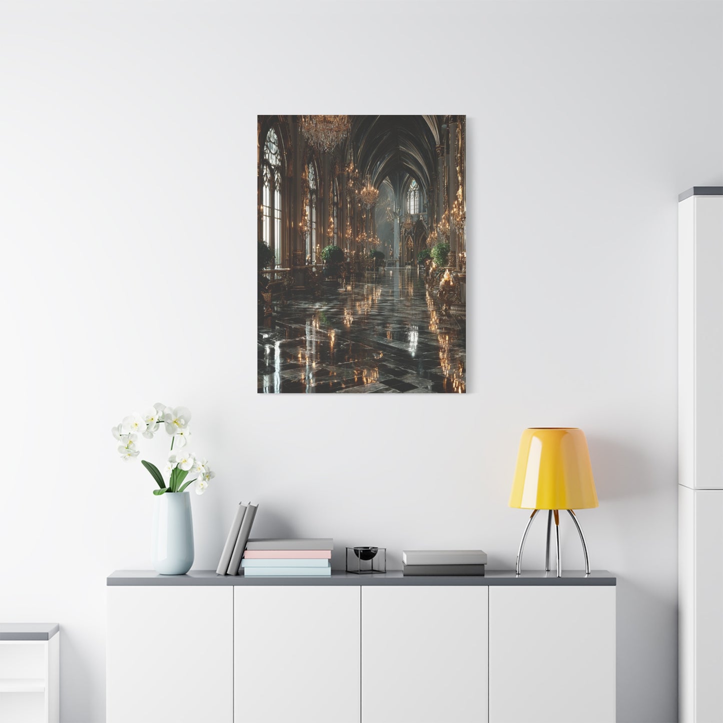Grand Palace Corridor Luxury Wall Art & Canvas Print