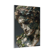 Verdigris Marble Bust Sculpture Wall Art & Canvas Print