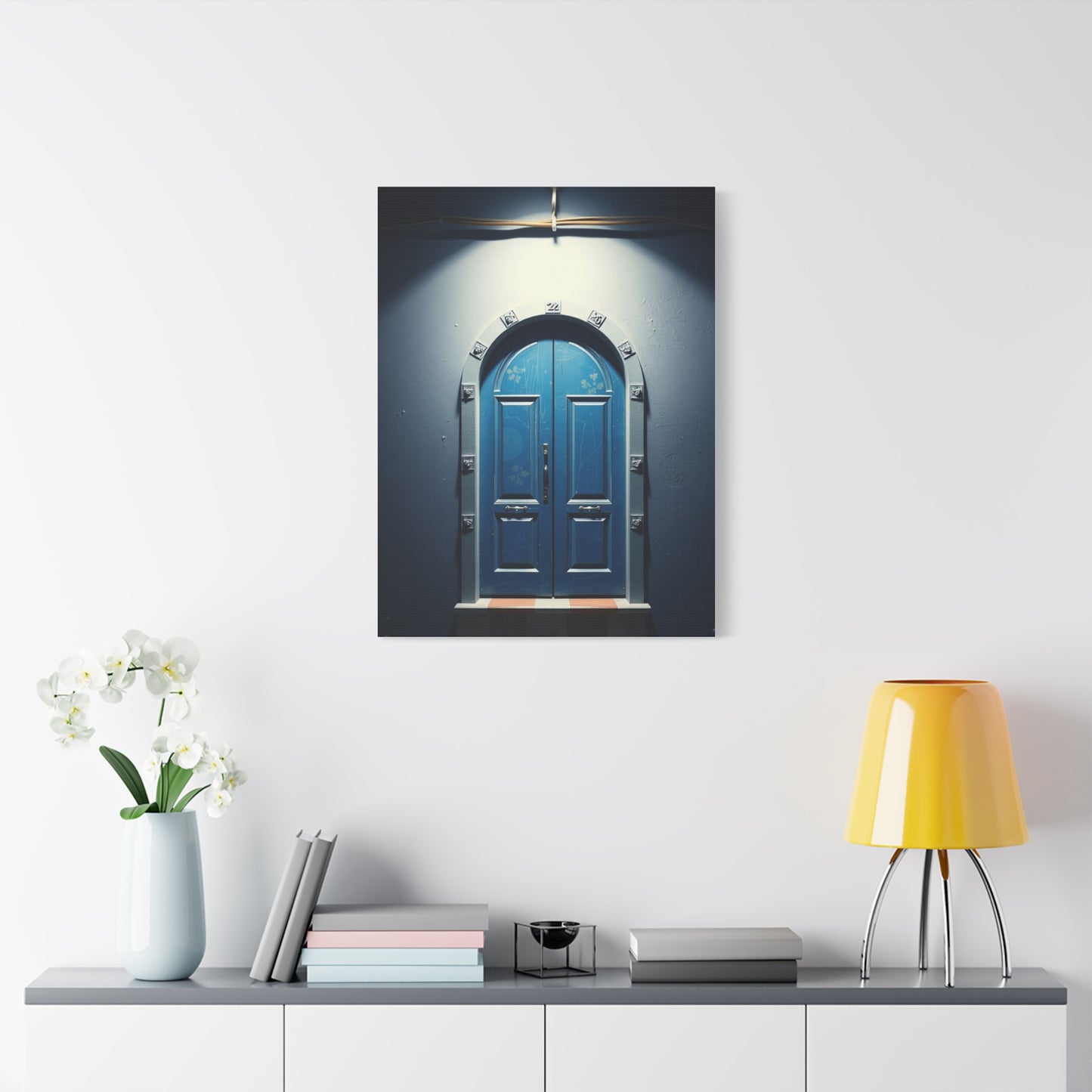 Blue and White Art Supreme Gallery Wall Art & Canvas Print