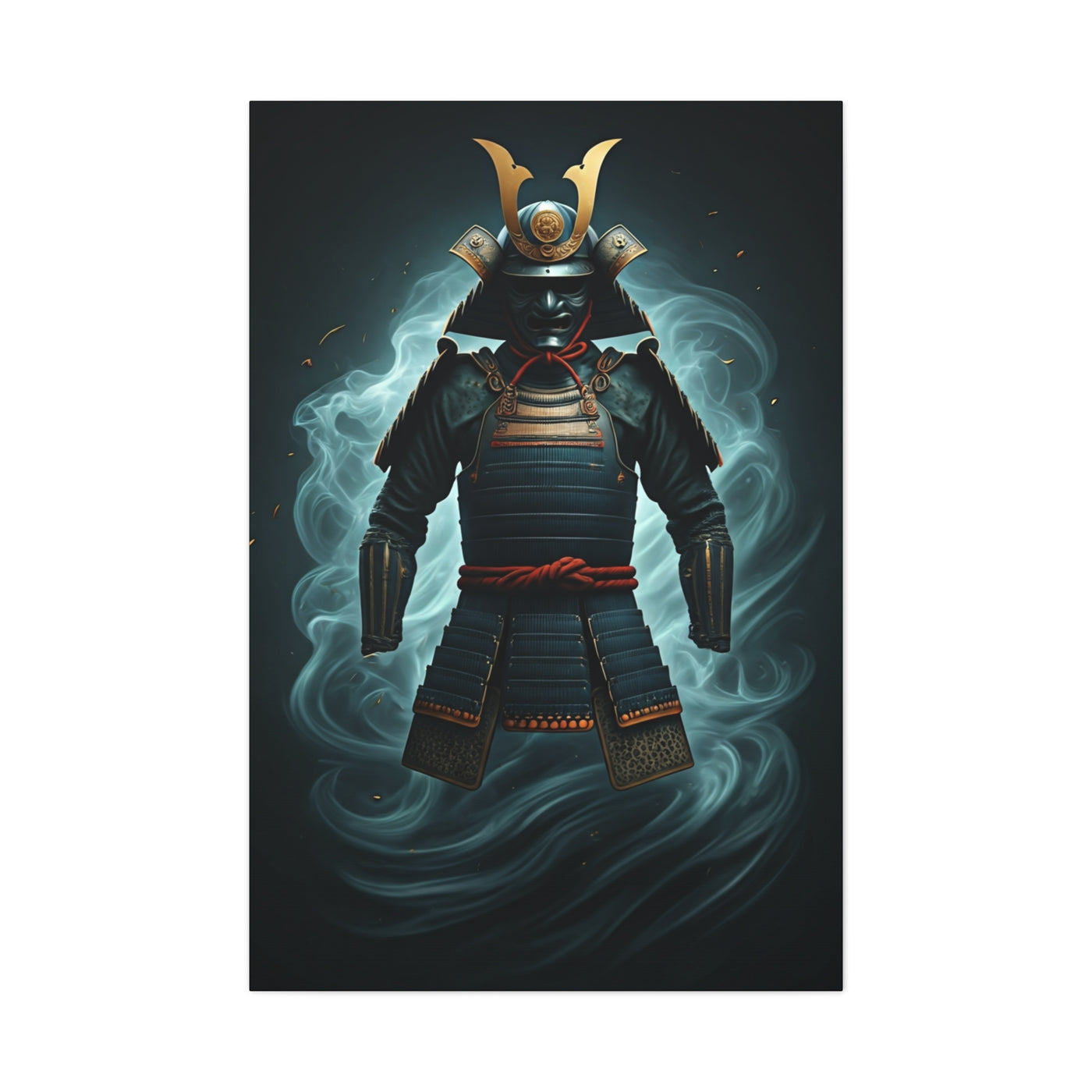 Spirit-Bound Samurai Armor Wall Art & Canvas Prints