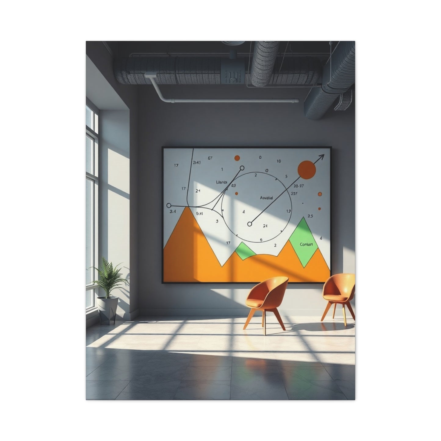 Elite Modern Math Art for Creative Spaces Vision Wall Art & Canvas Print