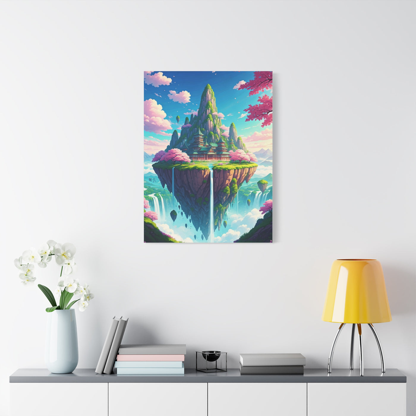 Floating Mountain Sanctuary Wall Art & Canvas Prints