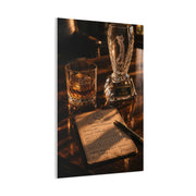 Crystal Trophy & Whiskey Golf Still Life Wall Art & Canvas Print