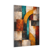 Warm Earthy Wabi-Sabi Abstract Landscape Wall Art & Canvas Print
