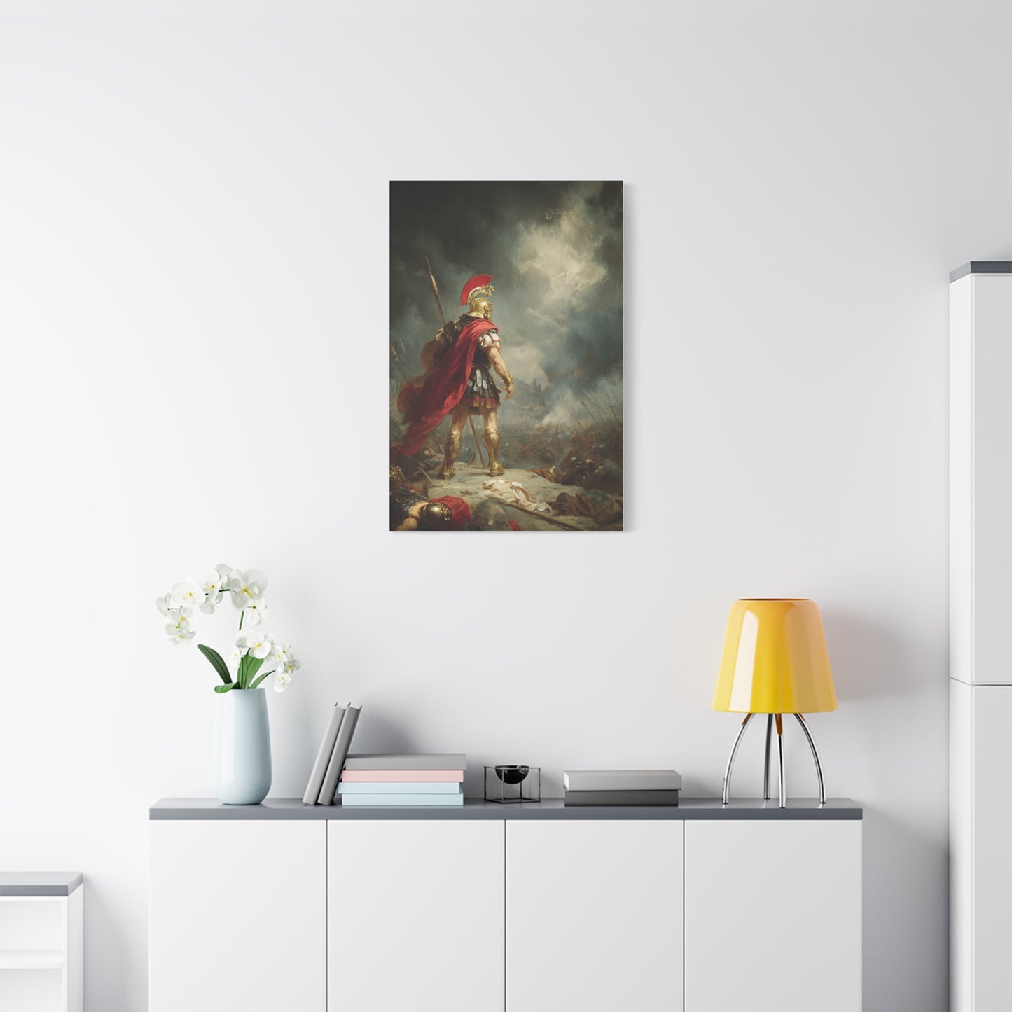 Mars Roman God Of War Battlefield Vision Wall Art & Canvas Print