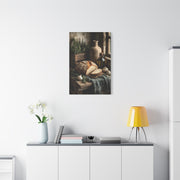 Rustic Bread and Olive Oil Still Life Wall Art & Canvas Print