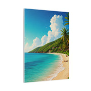 Sunlit Island Shore Retreat Wall Art & Canvas Prints