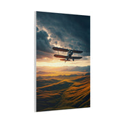 Sunset Passage Above Rolling Valleys Wall Art & Canvas Prints