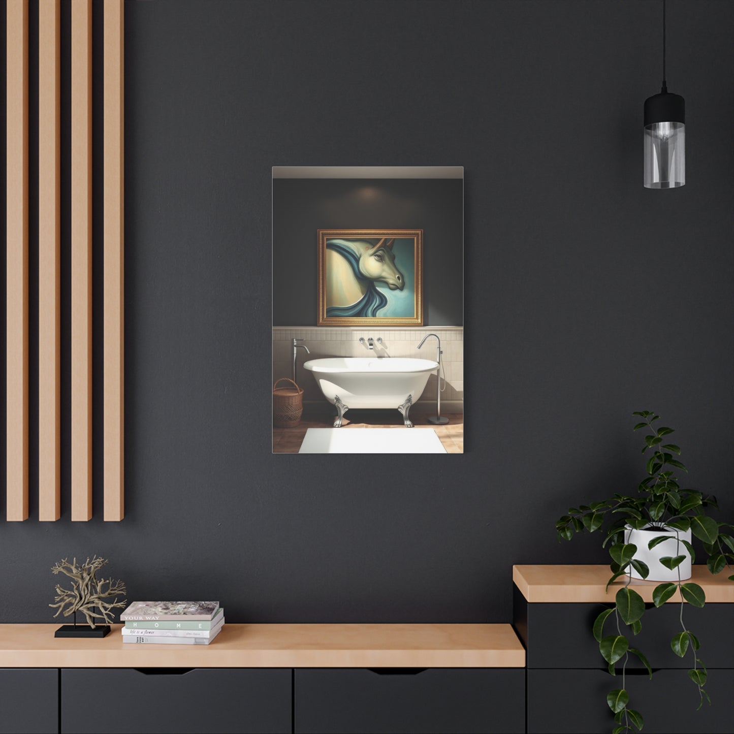Serene Splash Artistry Wall Art & Canvas Print