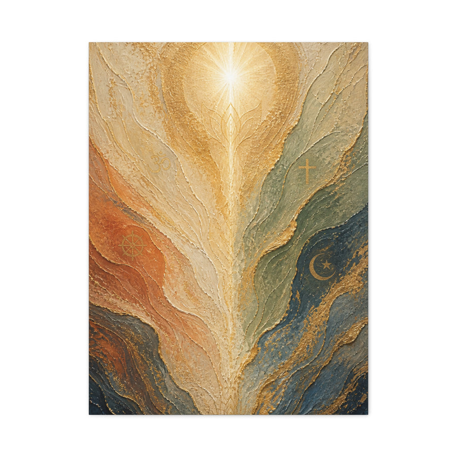 Abstract Divine Light Spiritual Wall Art & Canvas Print