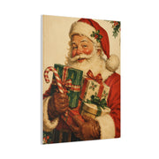 Vintage Americana Santa with Presents Wall Art & Canvas Print