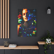 Luminous Fashion Portrait Contemporary Wall Art & Canvas Print