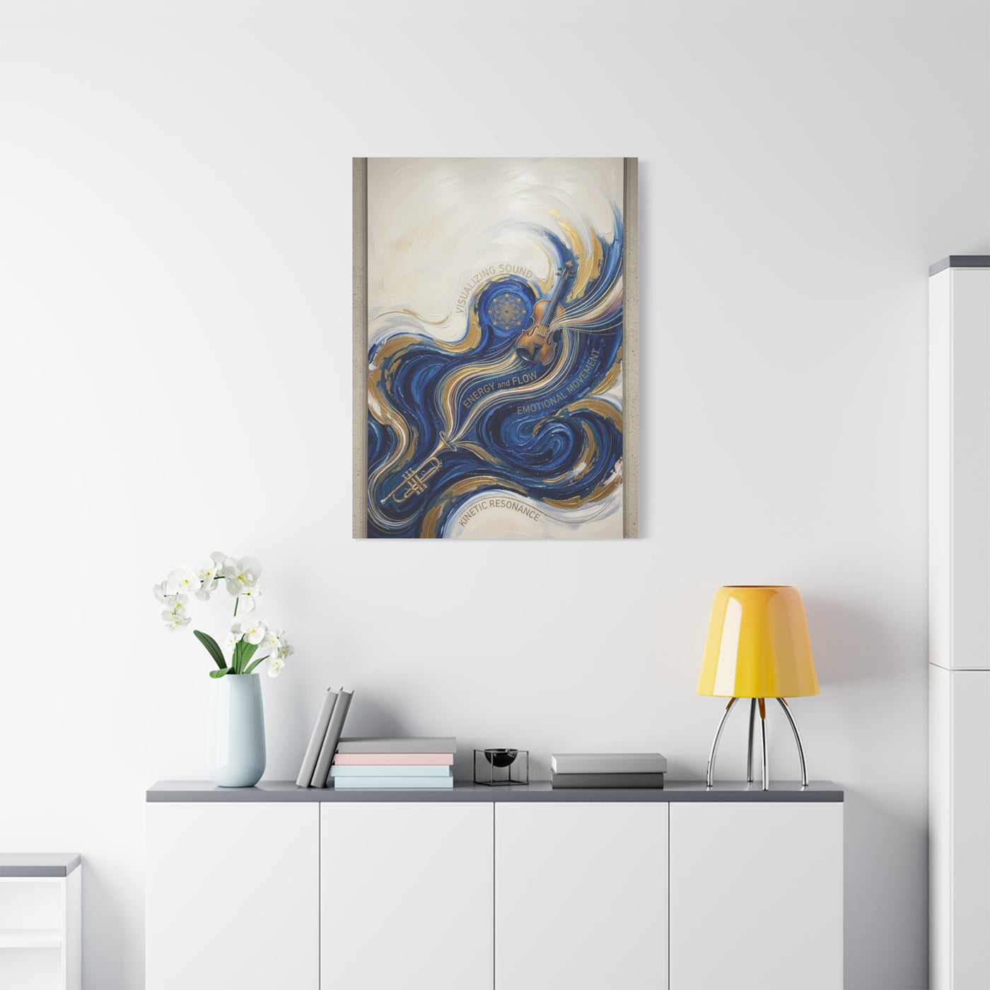 Symphony of Motion Concept Painting Wall Art & Canvas Print