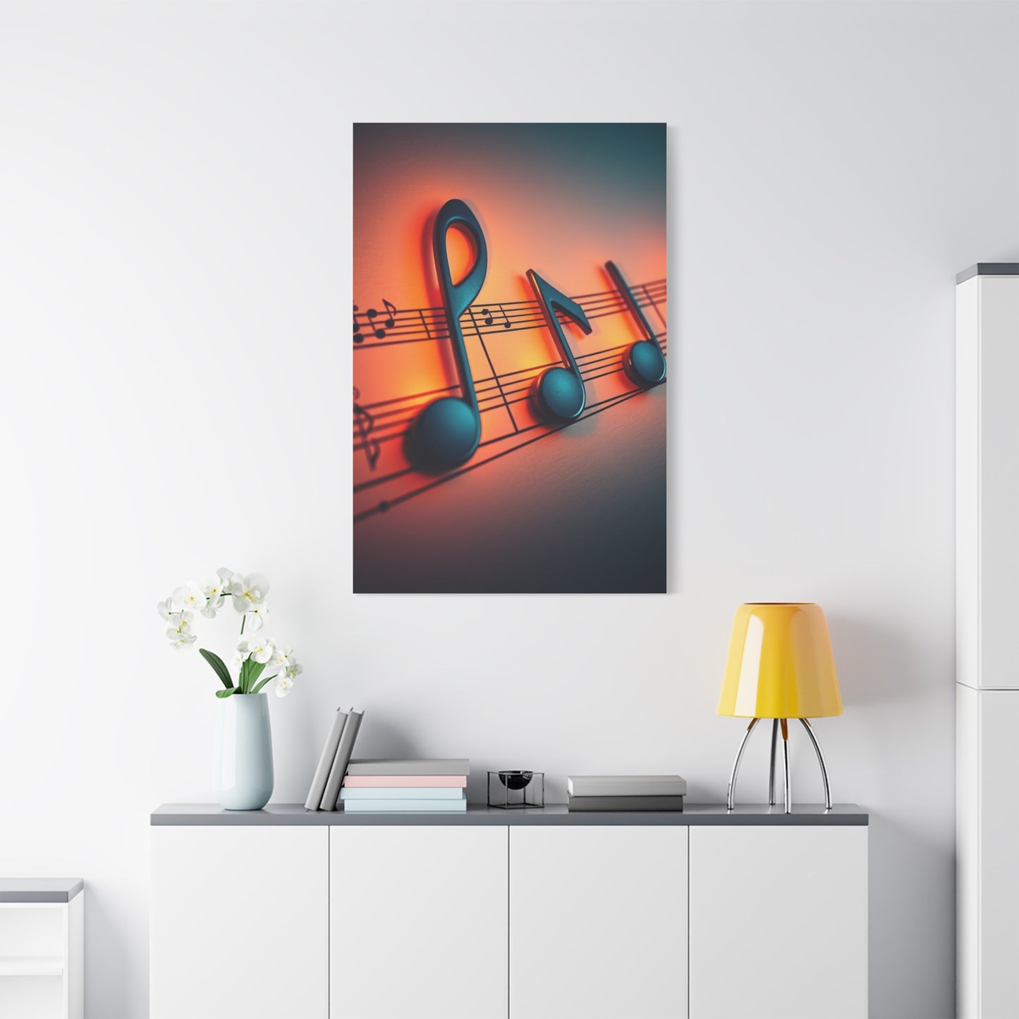 Musical Notes Art Supreme Canvas Wall Art & Canvas Print