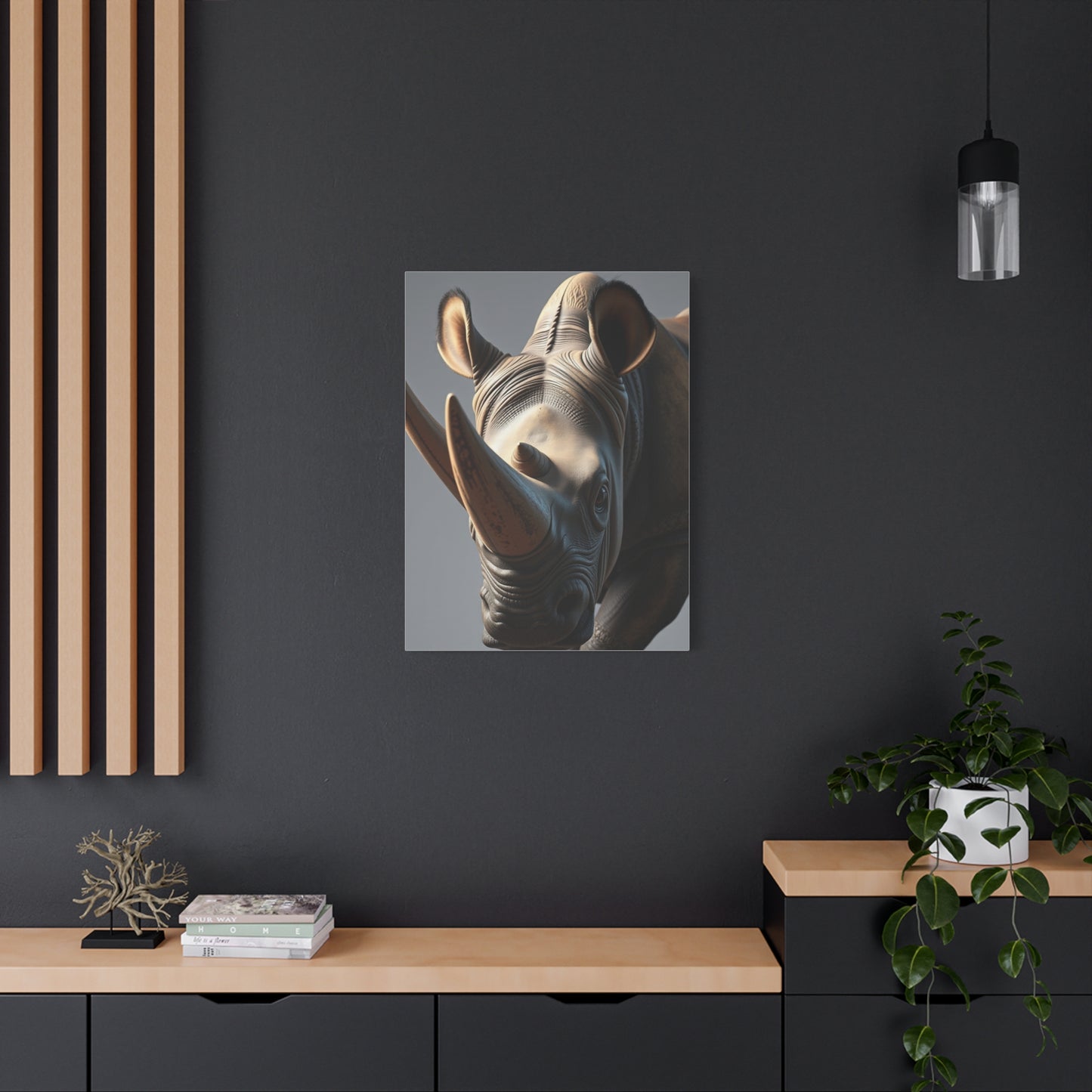 Supreme Rhinoceros Art Beautiful Collection Wall Art & Canvas Print