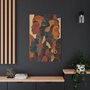 Abstract African Faces Composition Wall Art & Canvas Print