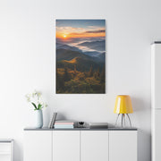 Great Smoky Mountains Sunrise Panorama Wall Art & Canvas Print