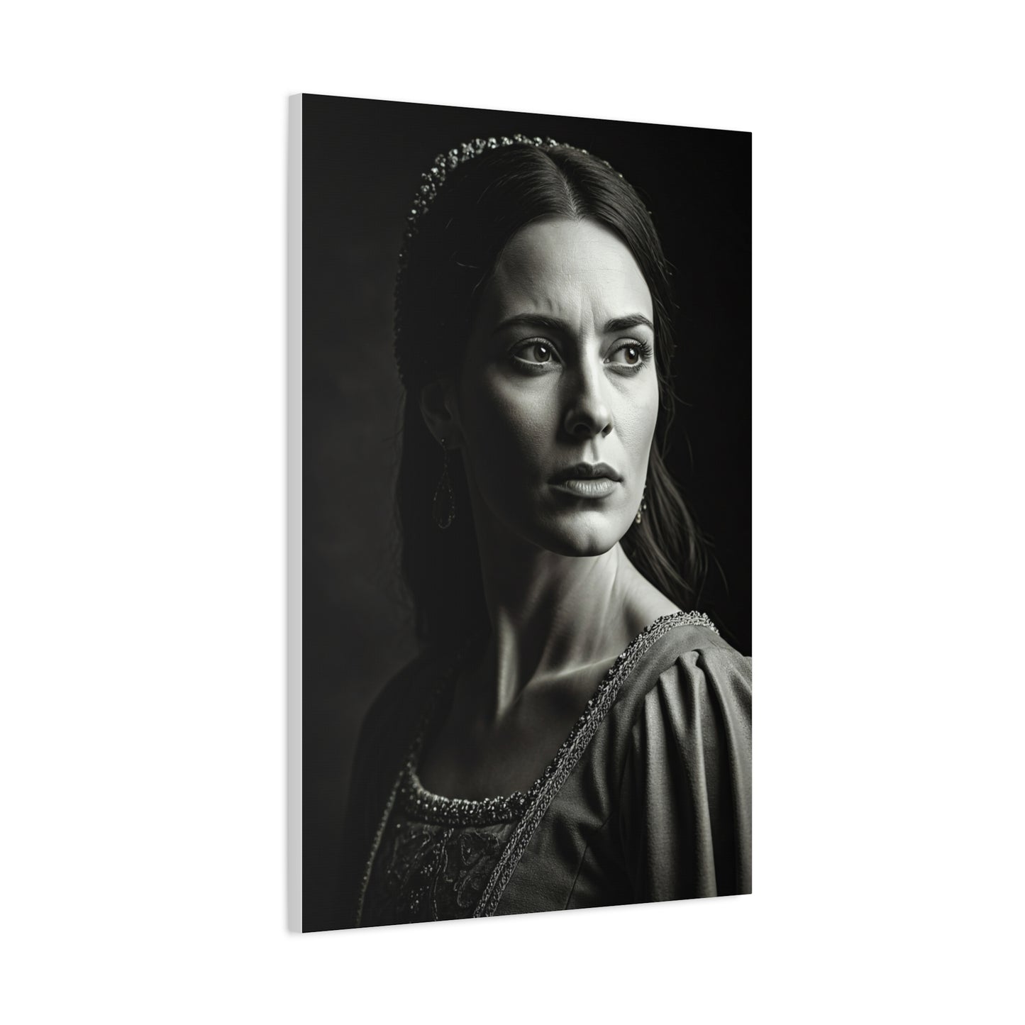 Quiet Grace Black & White Portrait Wall Art & Canvas Prints