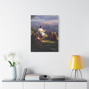 Christ Teaching the Disciples Above Jerusalem Wall Art & Canvas Print