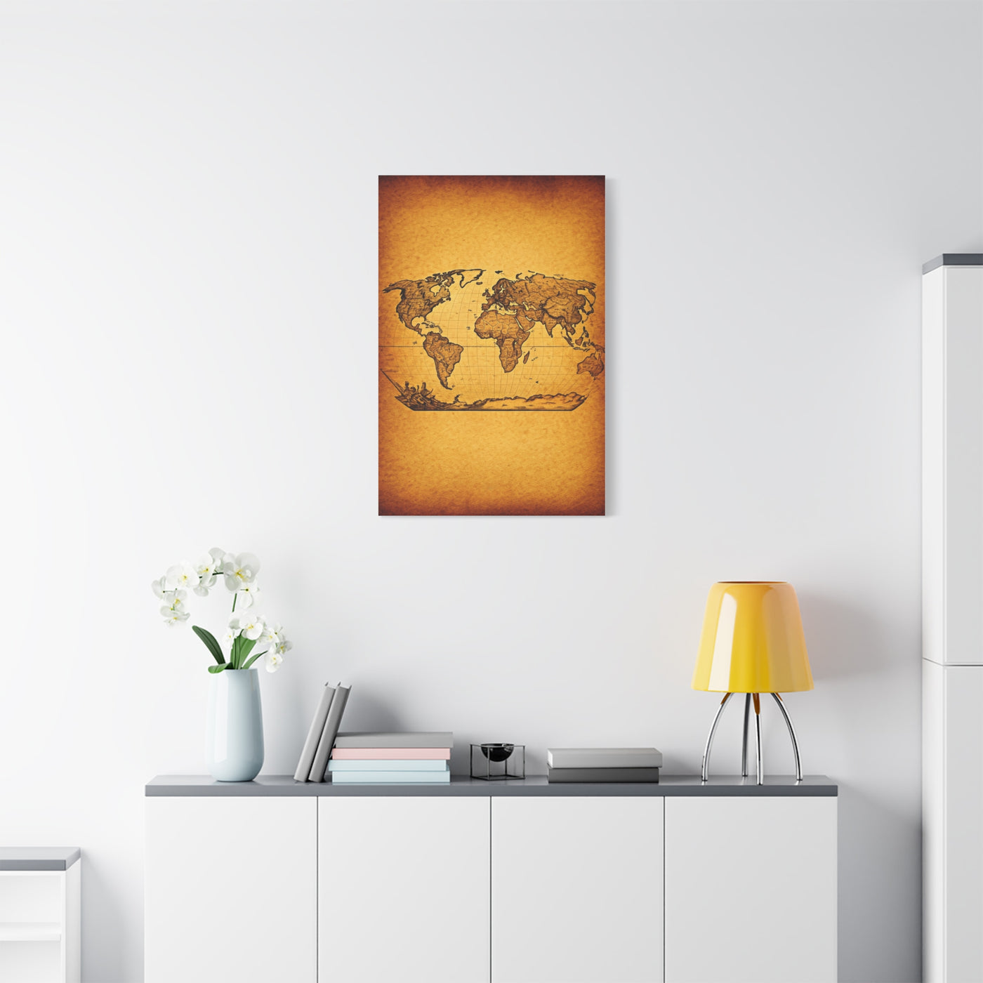 Old World Nautical Map Wall Art & Canvas Prints
