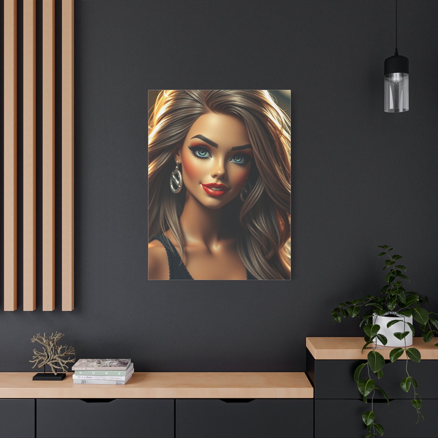 Barbiecore Art Luxury Canvas Wall Art & Canvas Print