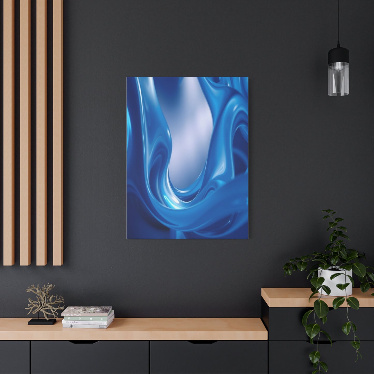 Blue Music Art Luxury Canvas Wall Art & Canvas Print
