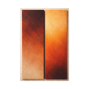 Golden Hour Diptych Color Field Wall Art & Canvas Print