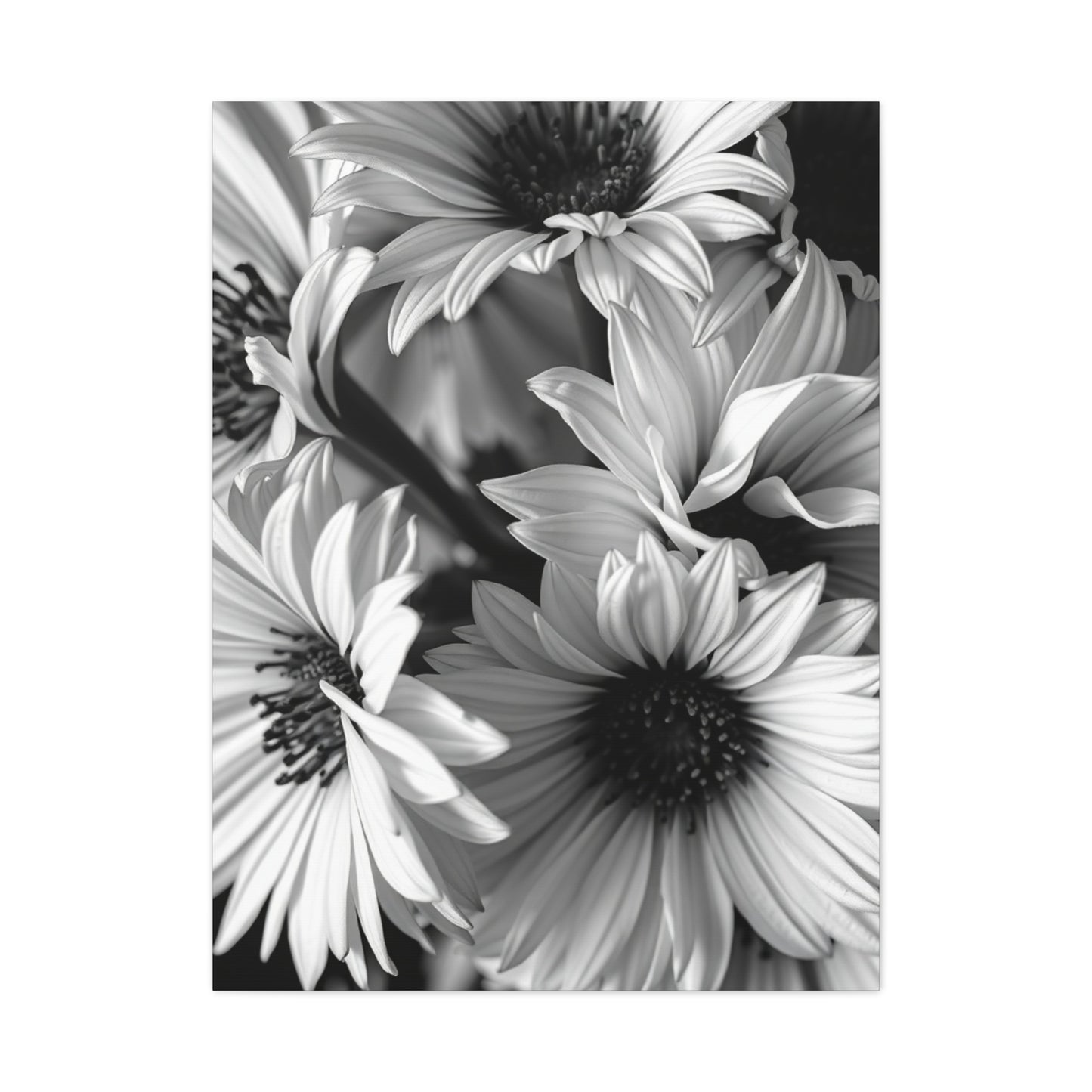 Silhouette Flora Masterpiece Wall Art & Canvas Print