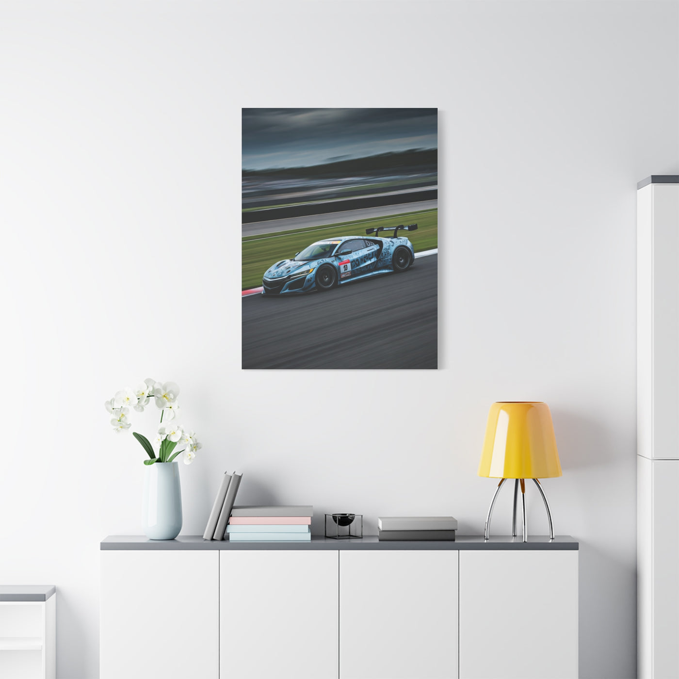 Acura NSX GT3 Modern Circuit Balance Wall Art & Canvas Prints