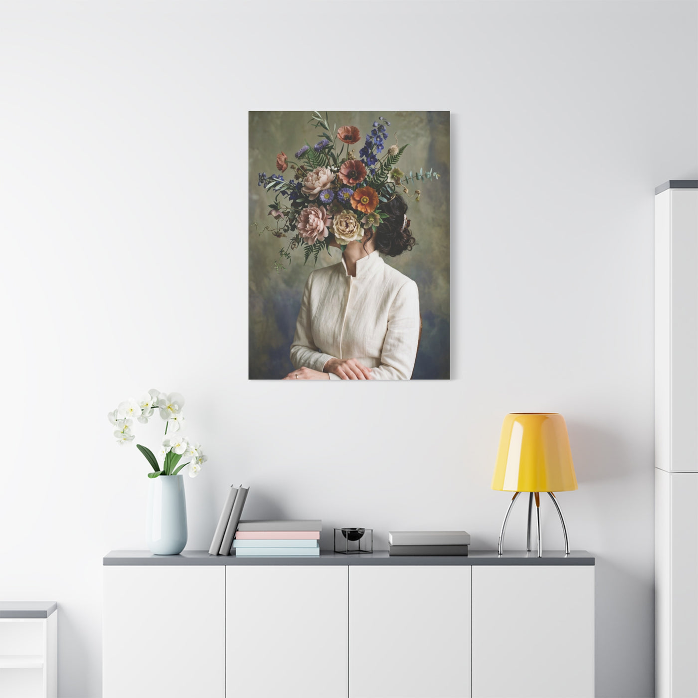 Botanical Identity Portrait Study Wall Art & Canvas Print