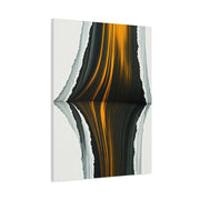 Vertical Gold Reflection Abstract Wall Art & Canvas Prints